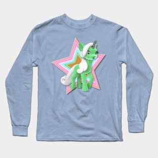 Adorable Super Star Unicorn Long Sleeve T-Shirt